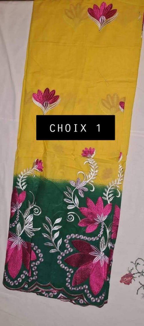 Salouva avec chale broderie – Image 5